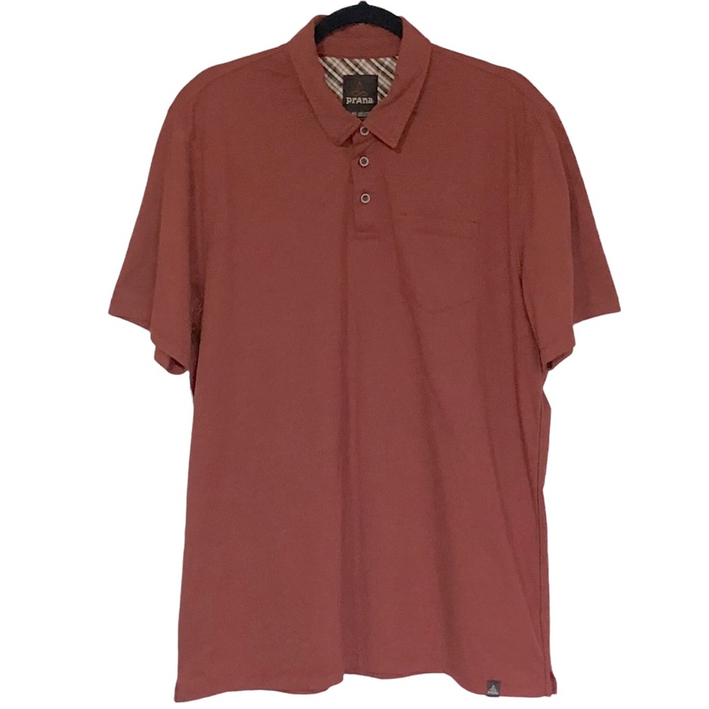prAna Breathe Polo Shirt Sz XL